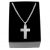 Naszyjnik męski krzyż krzyżyk pancerka 2,2 mm srebro 925